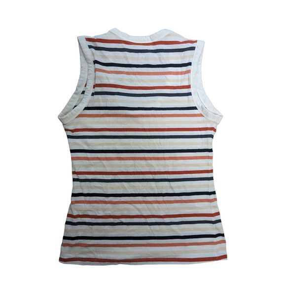 Universal Thread Women's Striped Print Round Neck Tank Top - Size S - Picture 3 of 4